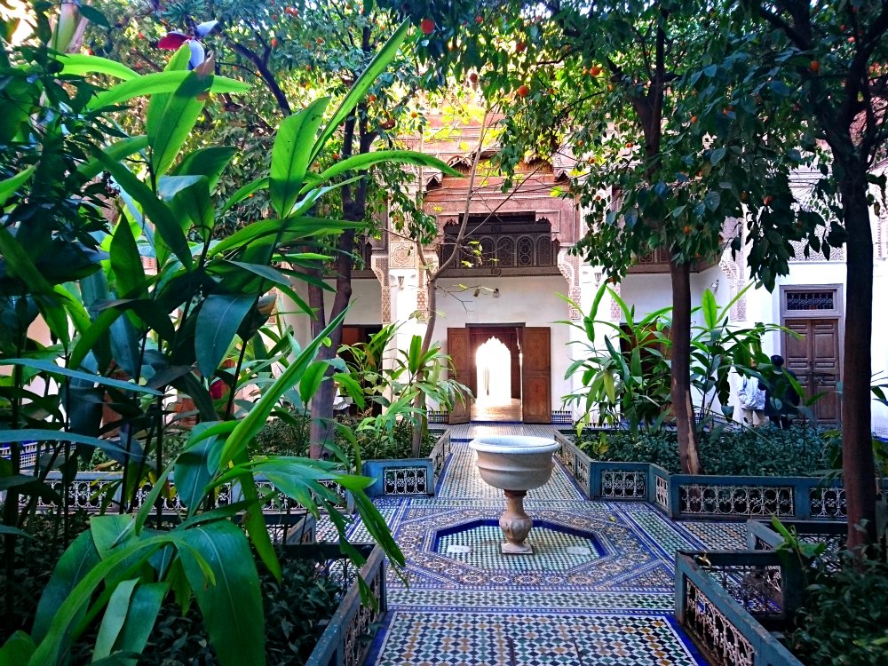 Der Bahia Palast in Marrakesch