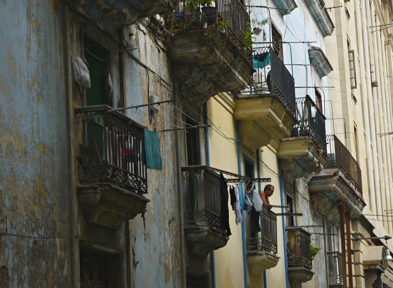 Straßenszenen in Kuba's Hauptstadt Havanna