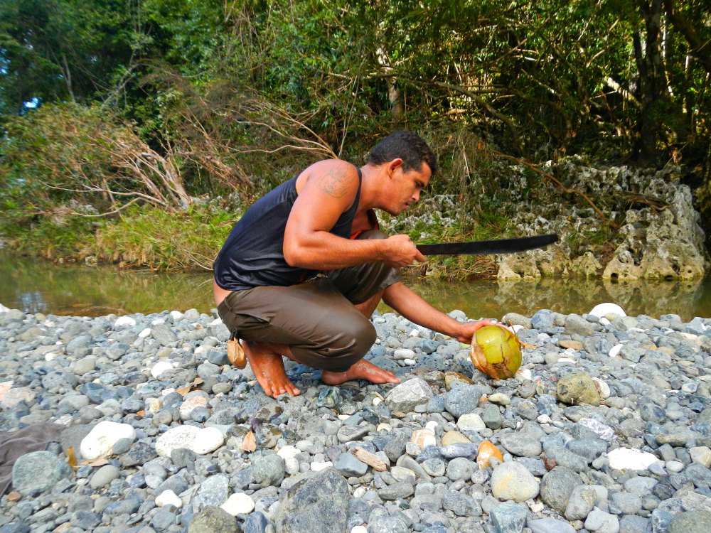Baracoa / Rio Yumuri: Frische Kokosmilch