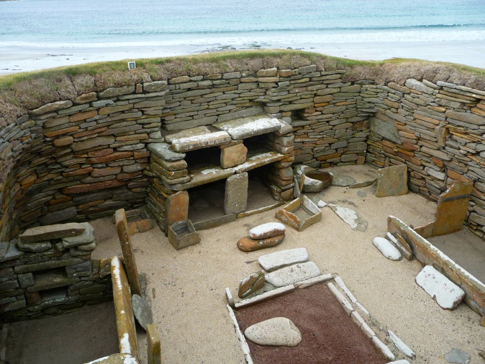 Skara Brae auf den schottischen Orkney Inseln