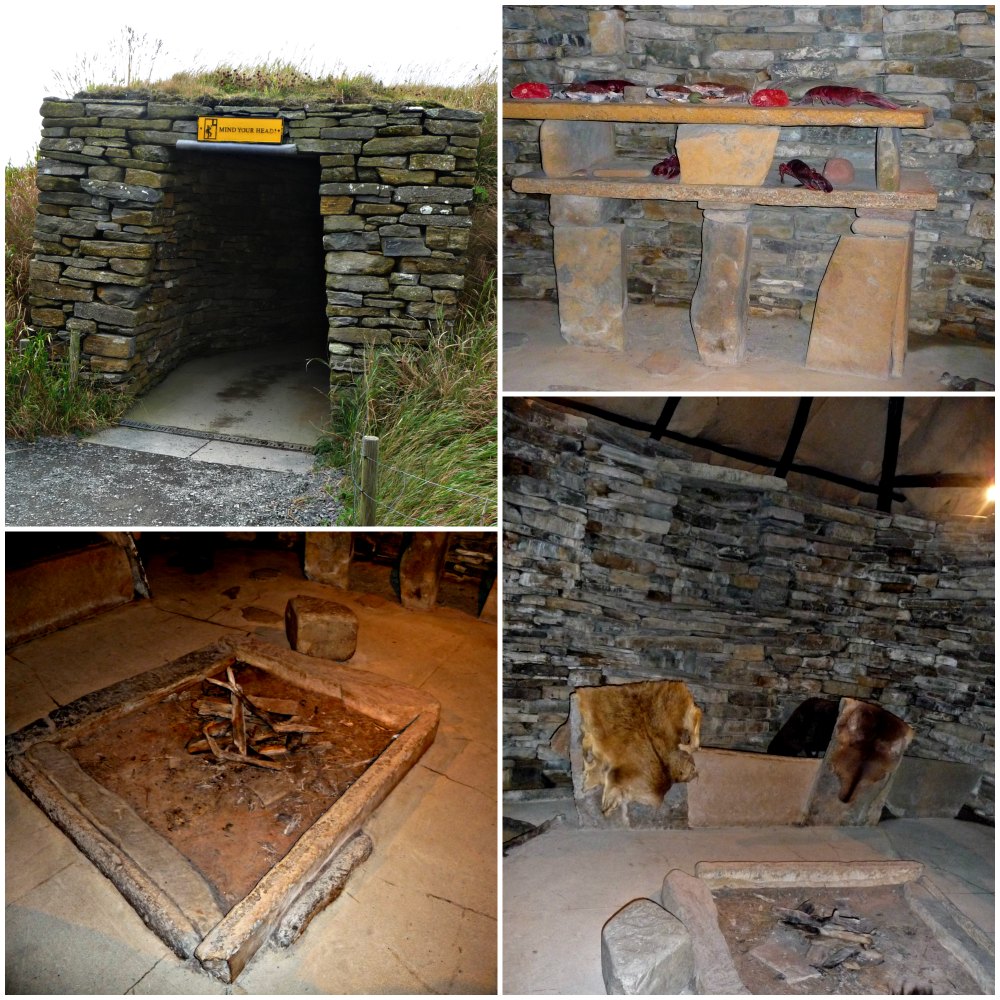 Nachbau eines Steinhauses in Skara Brae