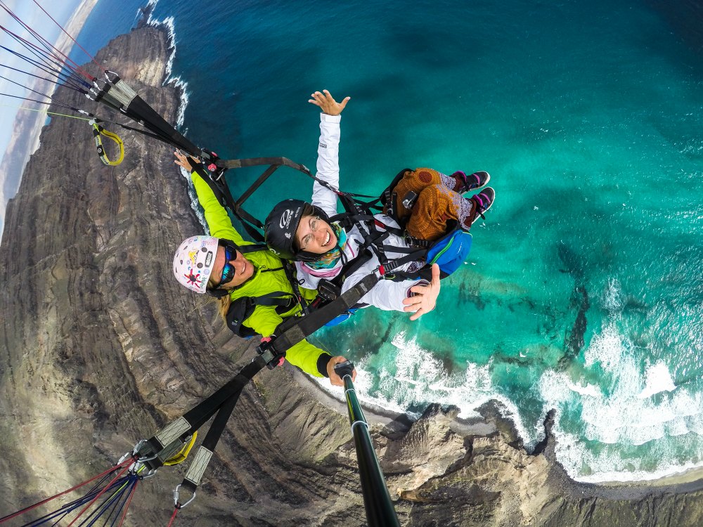 Paragliding in Lanzarote | Bild: Barbaralicious