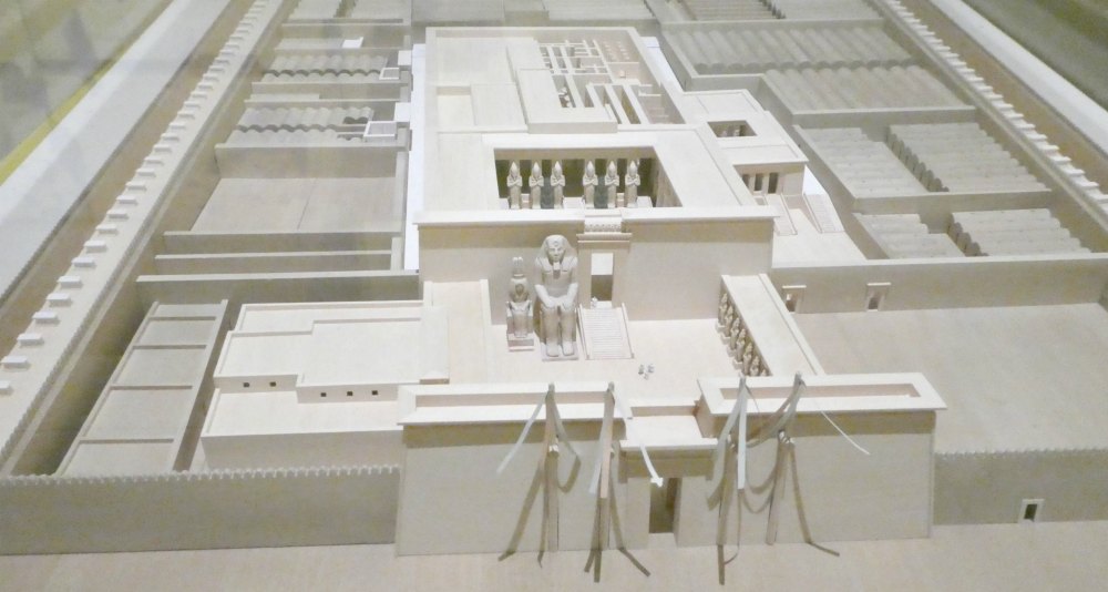 Modell des Ramesseums