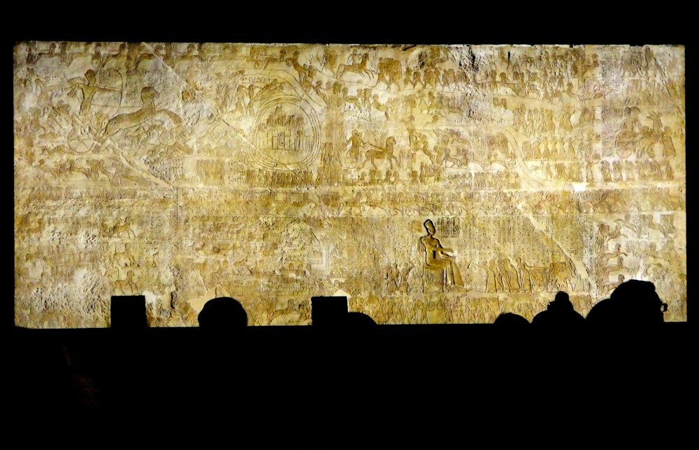 Ramses Ausstellung: Installation Schlacht von Kadesch