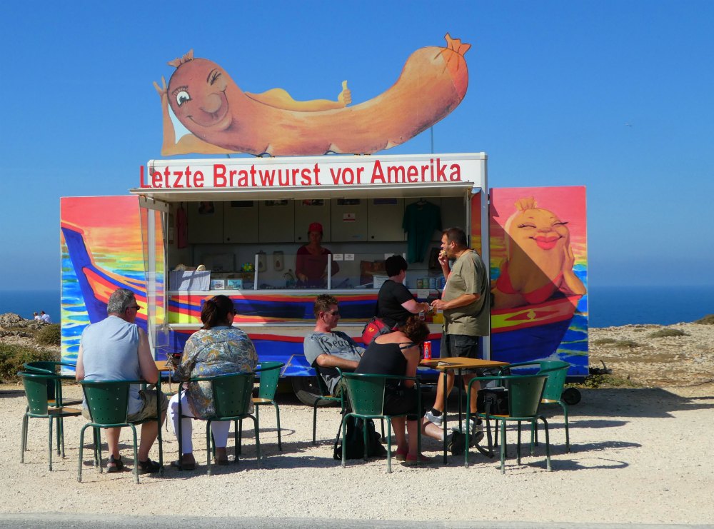 Algarve: Letzte Bratwurst vor Amerika