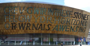 Wales: Millenium Center in Cardiff