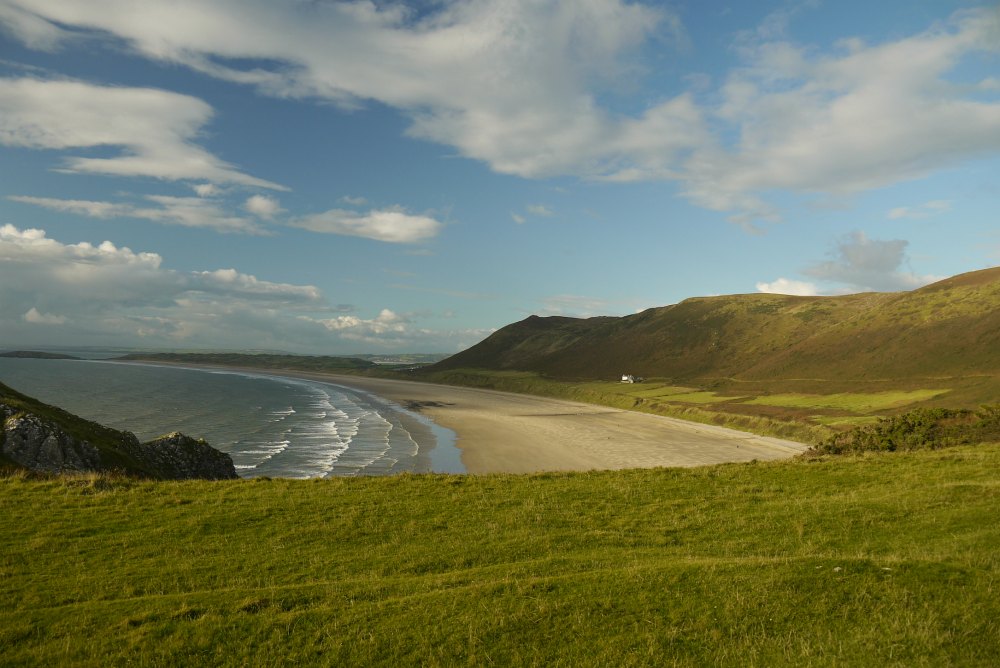 Traumstrand in Wales: Rhossili Bay auf Gower