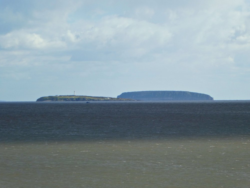 Blick auf Flat Holm Island