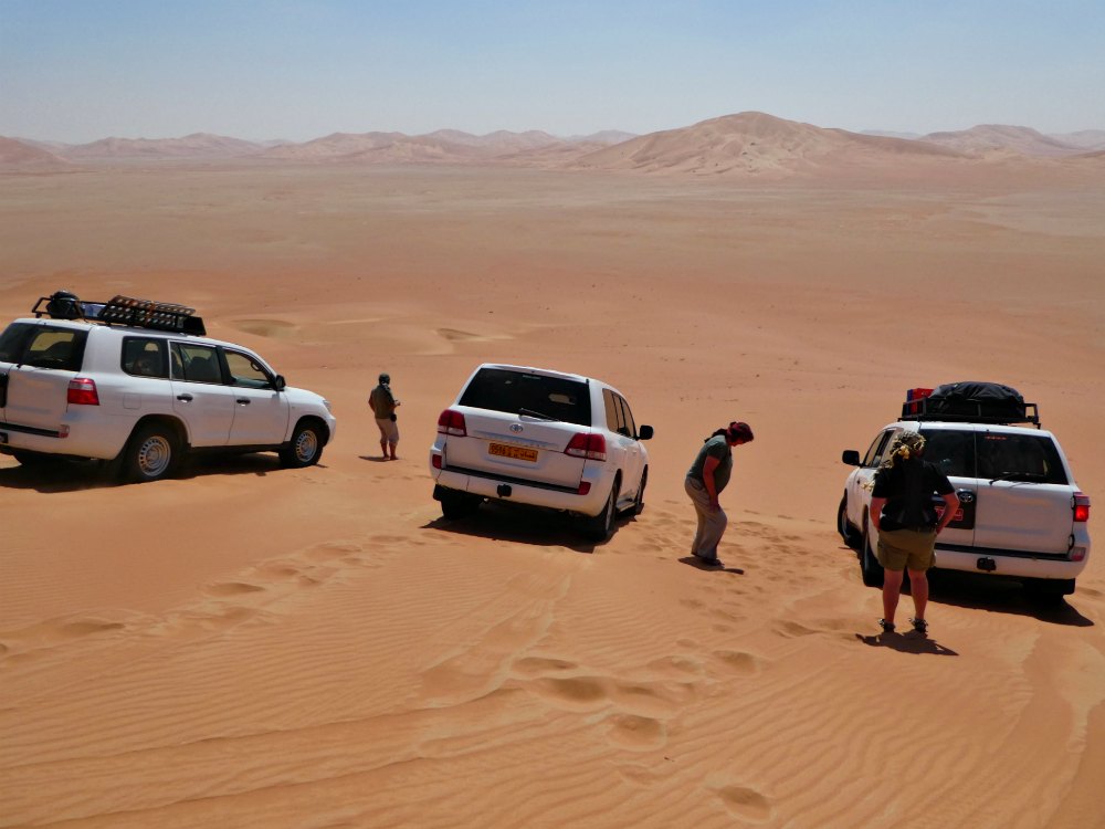 Gruppenreise Oman: Mit dem Jeep durch die Rub-al-Khali-Wüste