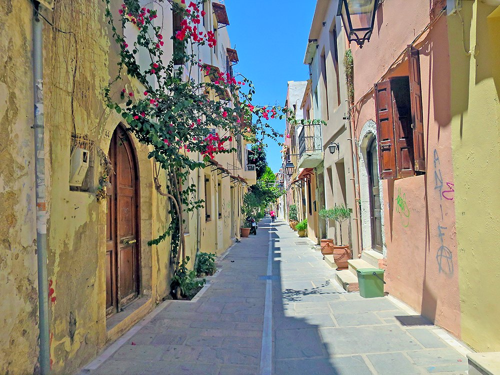 Kreta: Malerische Gassen von Rethymno