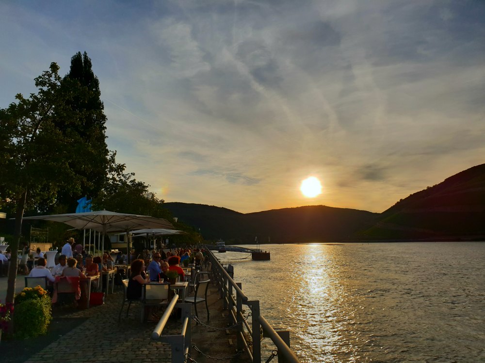 Beste Lage am Rhein: Vinothek Bingen