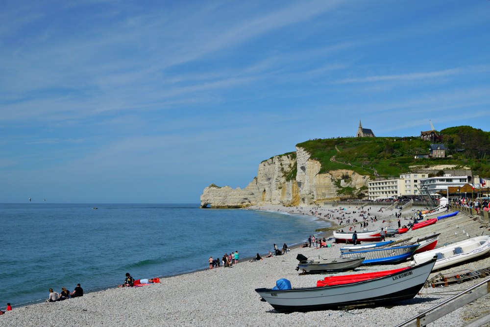 Normandie: Strand von Étretat