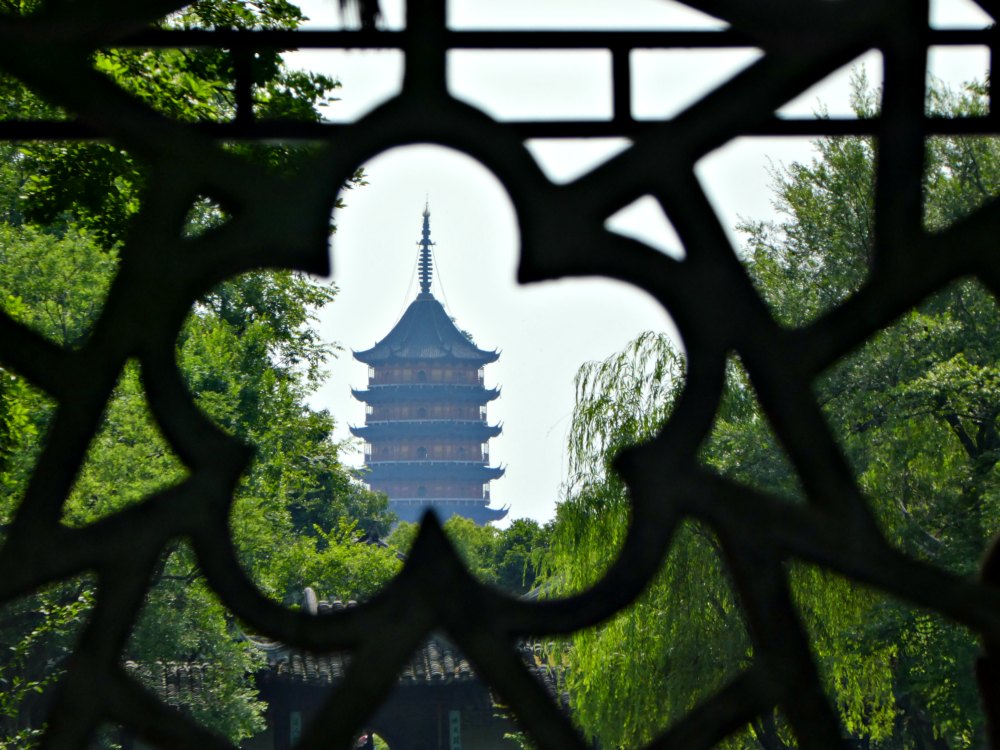 Suzhou-Foto: Blick auf den Nordwest-Tempel