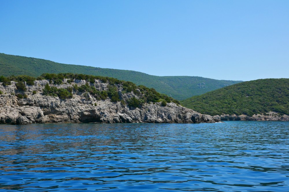 Kroatische Küste in der Kvarner Bucht