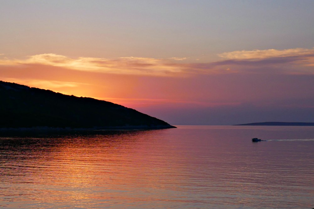 Kvarner Bucht in Kroatien: Sonnenuntergang in Osor