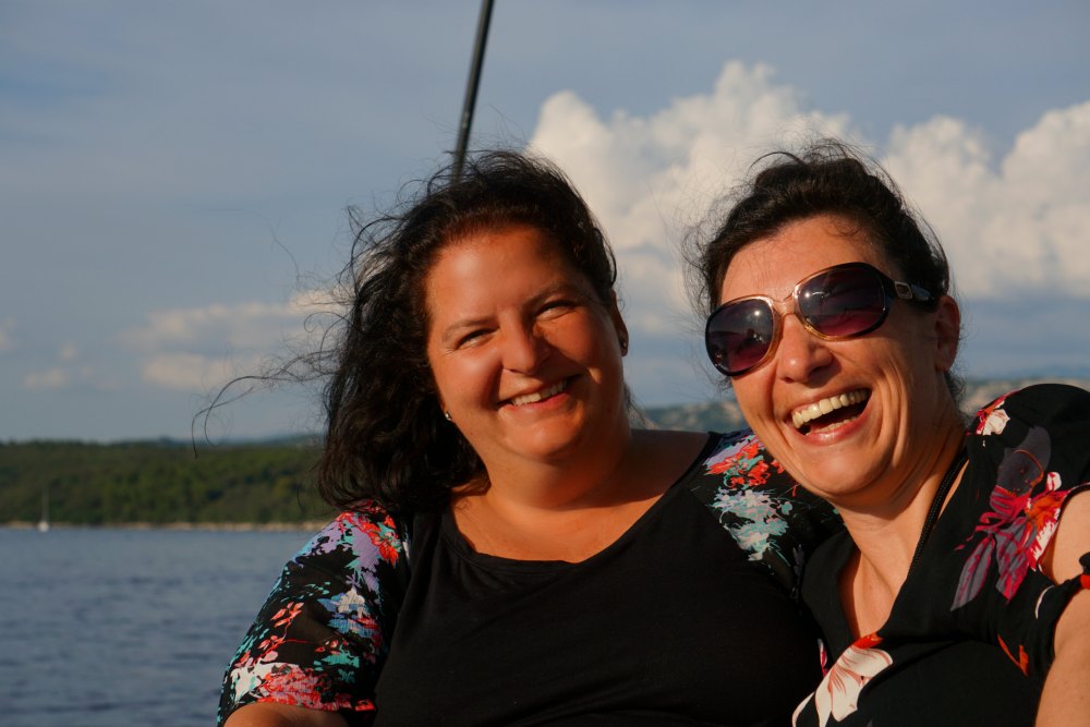 Segeln in Kroatien: Marion und Tanja
