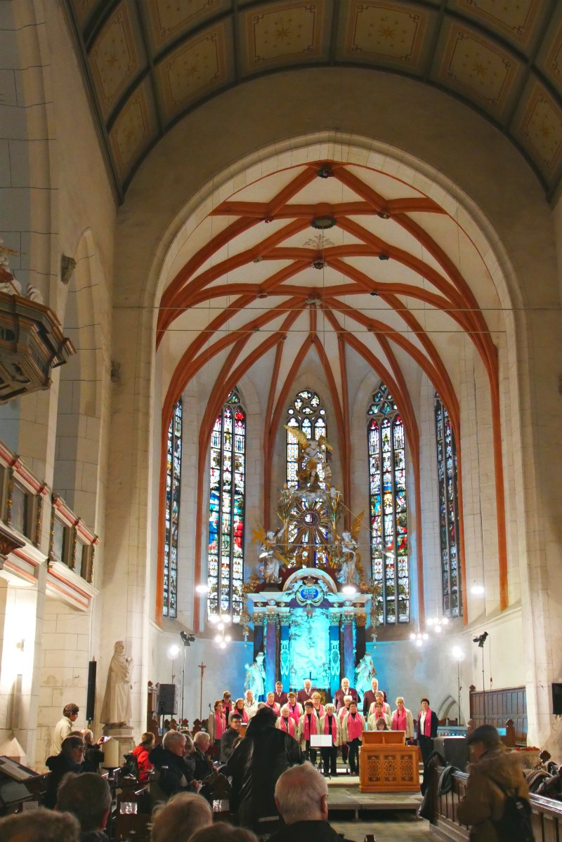 Wandelkonzert in Weißenfels: Chor in der Marienkirche
