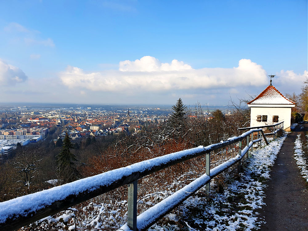 Aussichtspunkt am Ettlinger Panoramaweg: Weißes Häusle
