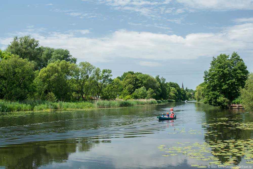 Mit dem Kanu auf dem Finowkanal | Bild: GoOnTravel