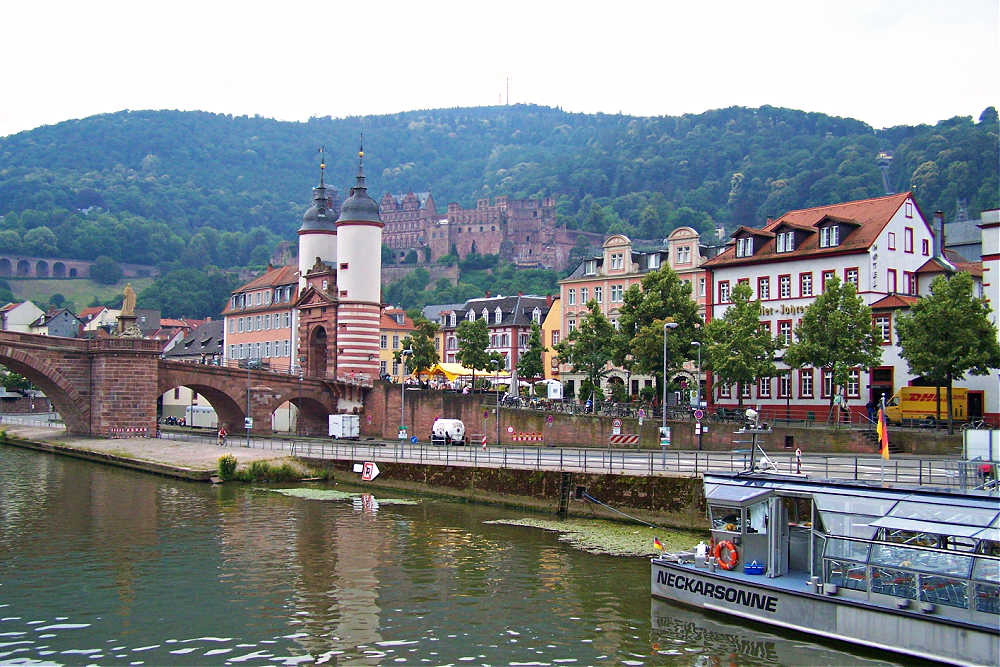 Malerisches Heidelberg am Neckar