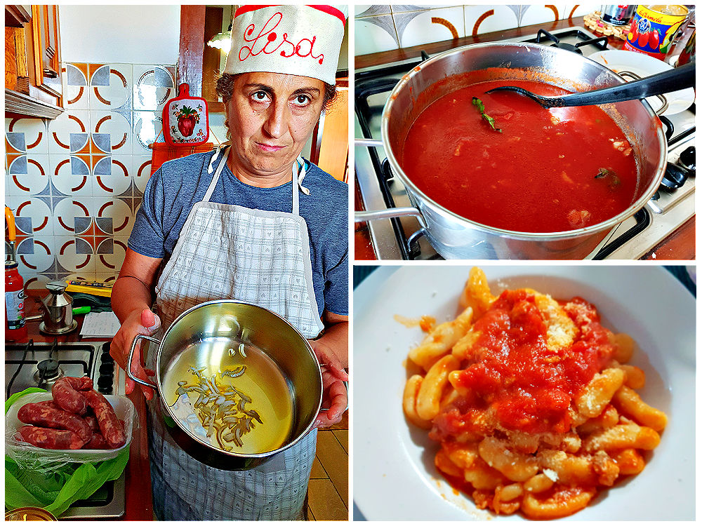Italienischer Kochkurs: Tomaten-Salsicca-Sugo