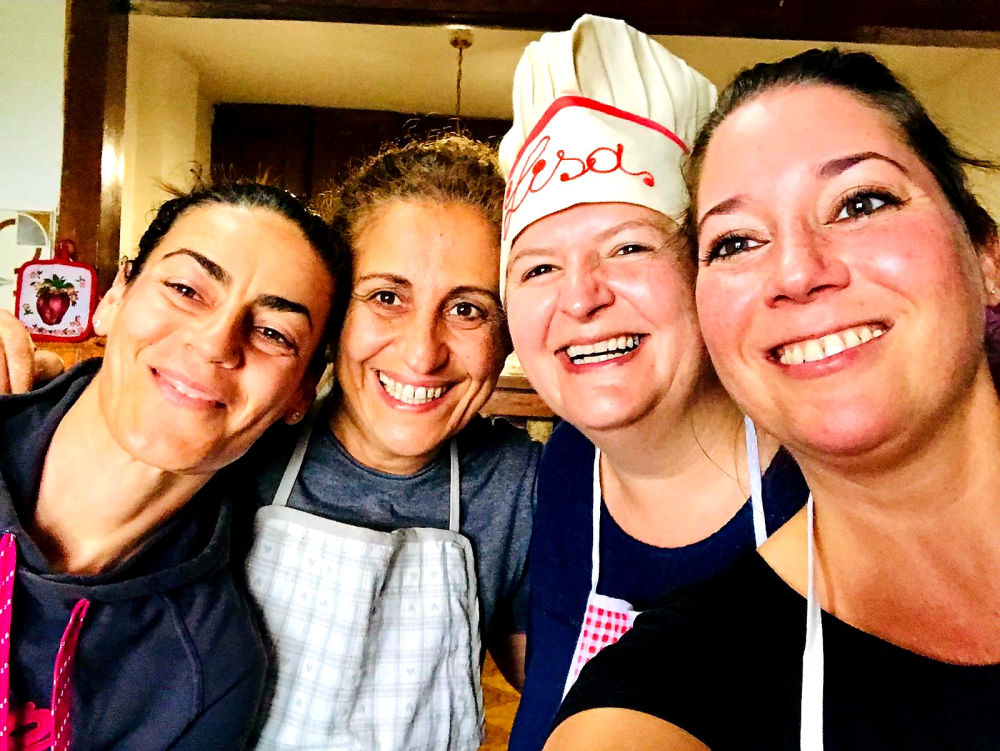 Italienischer Kochkurs mit neuen Freunden in Scario