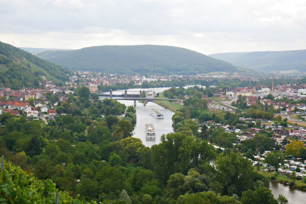 Blick auf Klingenberg und den Main