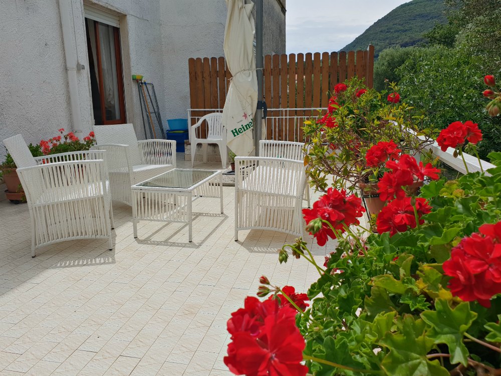 Casa Vacanze Jose: Windgeschützte Terrasse zum Relaxen