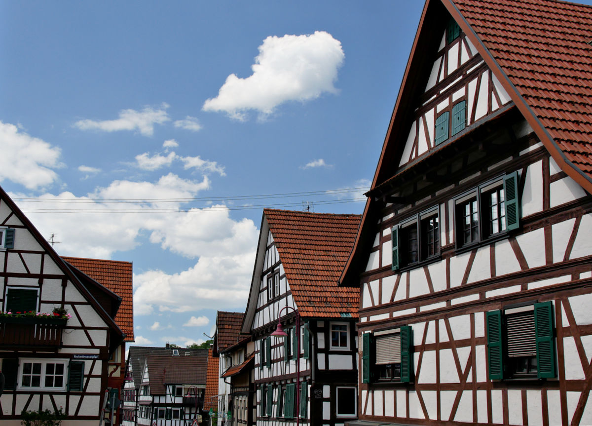 Schmucke Fachwerkhäuser in Loffenau