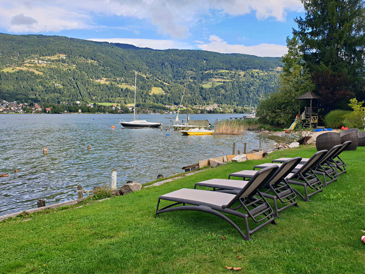 Strandbereich im Strandhotel Prinz am Ossiacher See